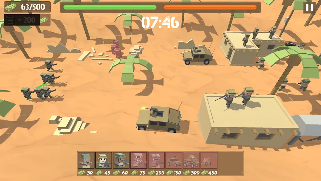 Border Wars: Army Simulator  [МОД Много монет] Screenshot 4