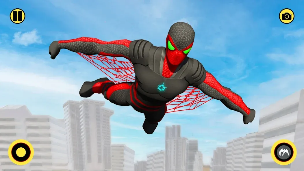 Spider Miami Rope Hero Ninja  [МОД Unlocked] Screenshot 4