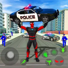 Взлом Spider Miami Rope Hero Ninja  [МОД Unlocked] - полная версия apk на Андроид