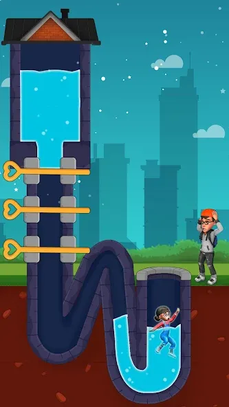 Pull The String : Nick's Quest (Пул Зе Стринг)  [МОД Бесконечные монеты] Screenshot 2