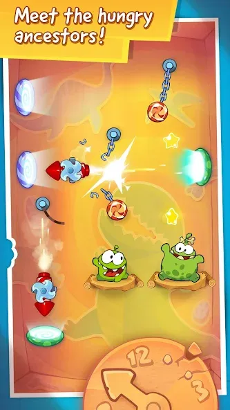 Cut the Rope: Time Travel (Сат зе Роуп)  [МОД Mega Pack] Screenshot 4