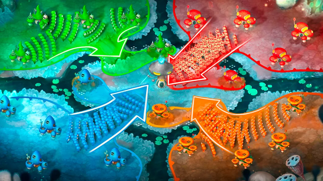 Mushroom Wars 2: RTS Strategy (Мушрум Варс 2)  [МОД Много денег] Screenshot 4