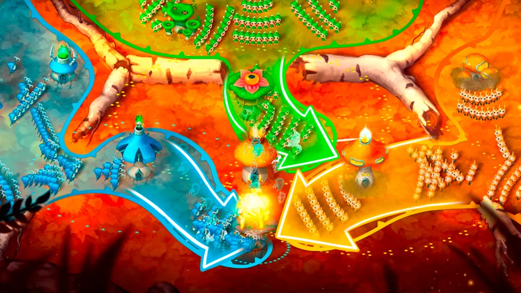 Mushroom Wars 2: RTS Strategy (Мушрум Варс 2)  [МОД Много денег] Screenshot 5