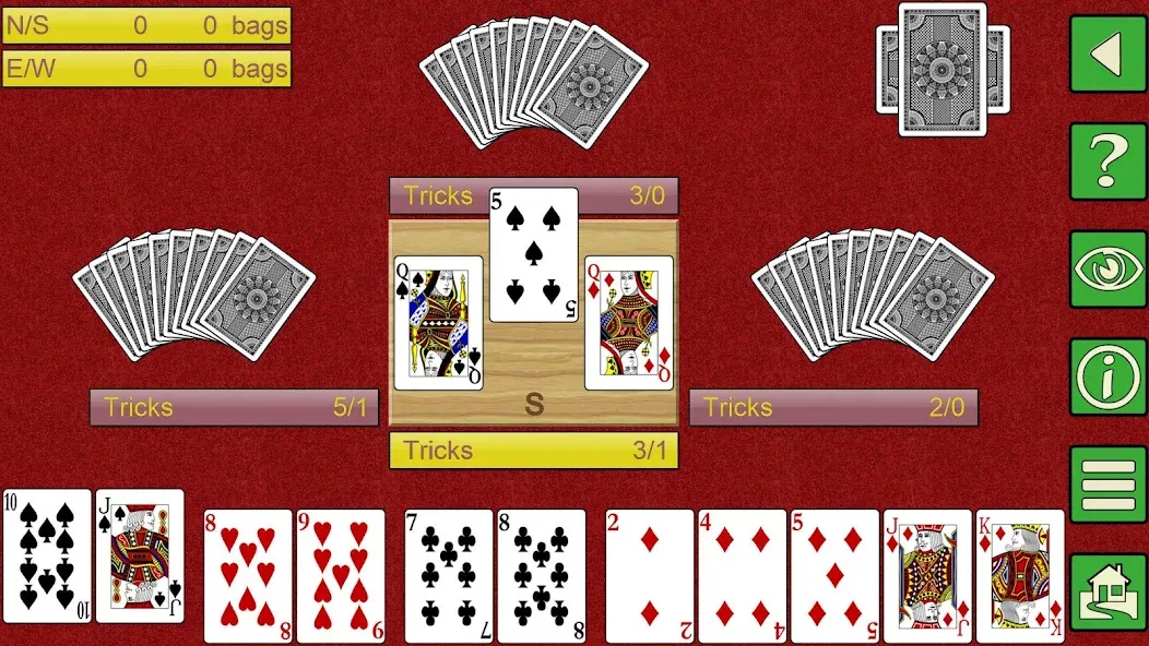 Spades V+, spades card game  [МОД Много монет] Screenshot 4