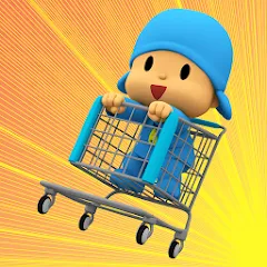 Взломанная Pocoyo Run & Fun: Cartoon Jump  [МОД Бесконечные монеты] - стабильная версия apk на Андроид