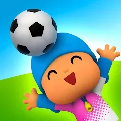 Взломанная Talking Pocoyo Football  [МОД Menu] - стабильная версия apk на Андроид