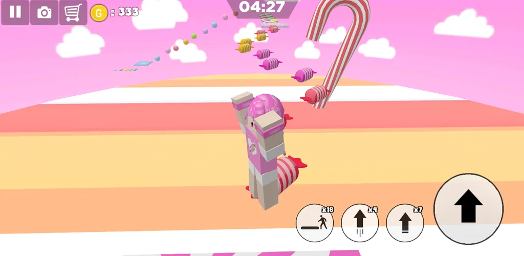 Candy Parkour Sweet girl (Кенди Паркур Свит грл)  [МОД Unlocked] Screenshot 5