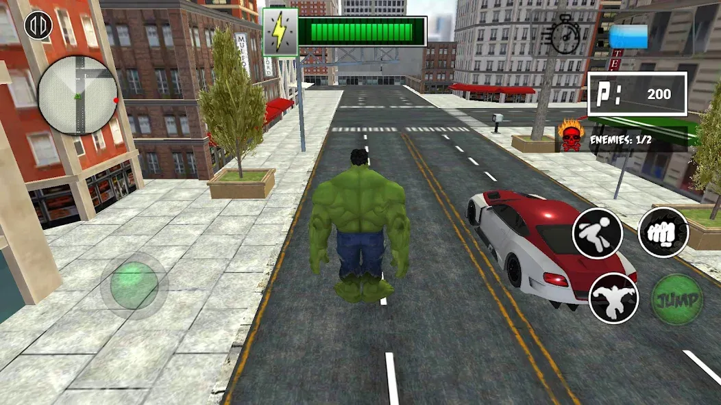 Monster Superhero: Green Fight  [МОД Mega Pack] Screenshot 2