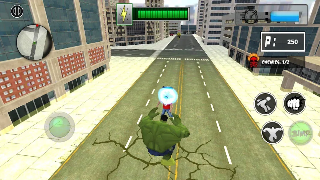 Monster Superhero: Green Fight  [МОД Mega Pack] Screenshot 3