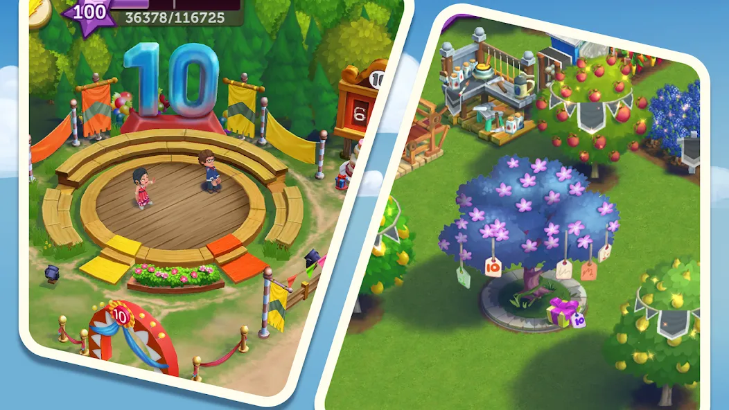 FarmVille 2: Country Escape (ФармВилл 2 С)  [МОД Menu] Screenshot 3