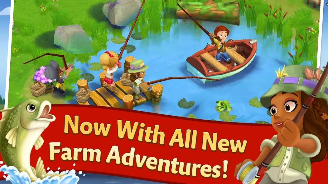 FarmVille 2: Country Escape (ФармВилл 2 С)  [МОД Menu] Screenshot 5