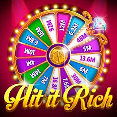 Скачать взломанную Hit it Rich! Casino Slots Game  [МОД Много денег] - полная версия apk на Андроид