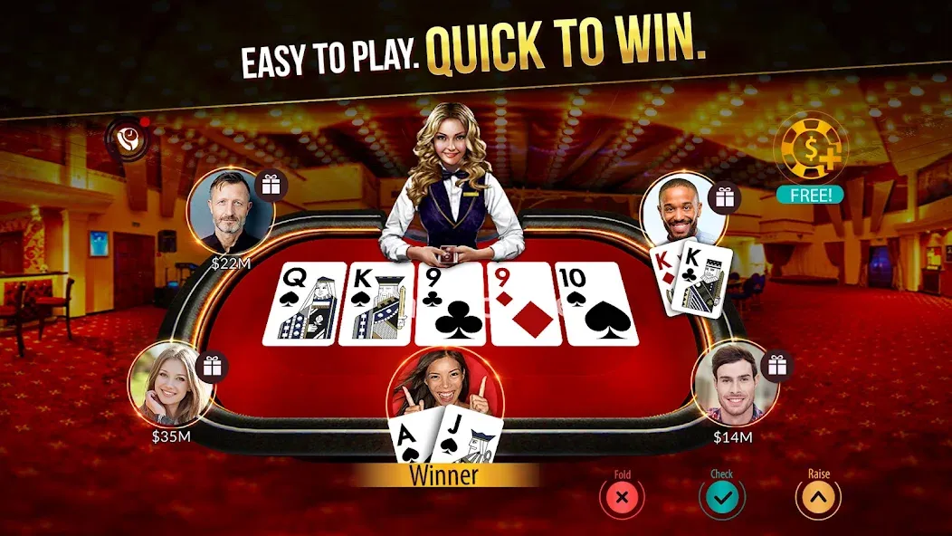 Zynga Poker ™ – Texas Holdem (Зинга Покер)  [МОД Бесконечные деньги] Screenshot 1