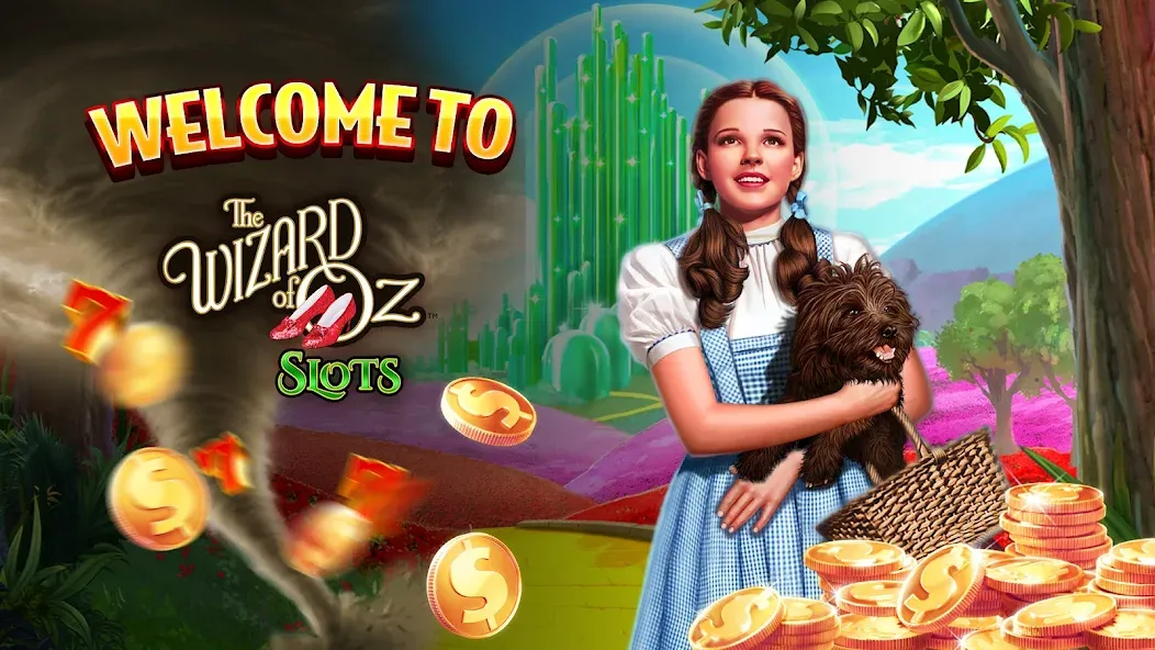 Wizard of Oz Slots Games (Волшебник из страны Оз игровой автомат)  [МОД Много монет] Screenshot 1