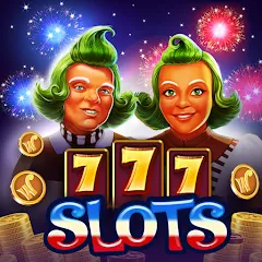 Взломанная Willy Wonka Vegas Casino Slots (Вилли Вонка Вегас Казино Слоты)  [МОД Mega Pack] - полная версия apk на Андроид