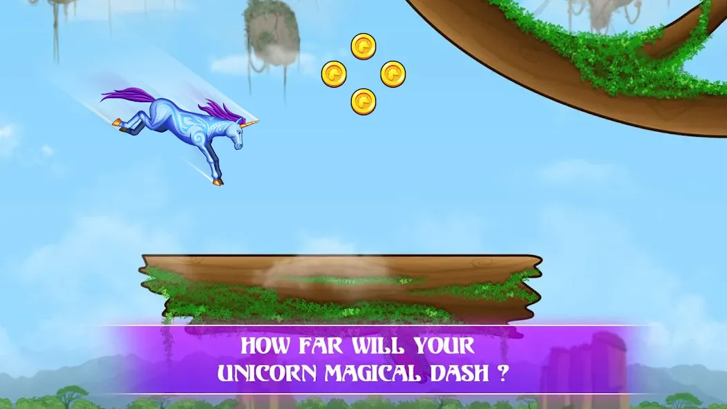 Unicorn Dash: Magical Run (Юникорн Дэш)  [МОД Menu] Screenshot 2