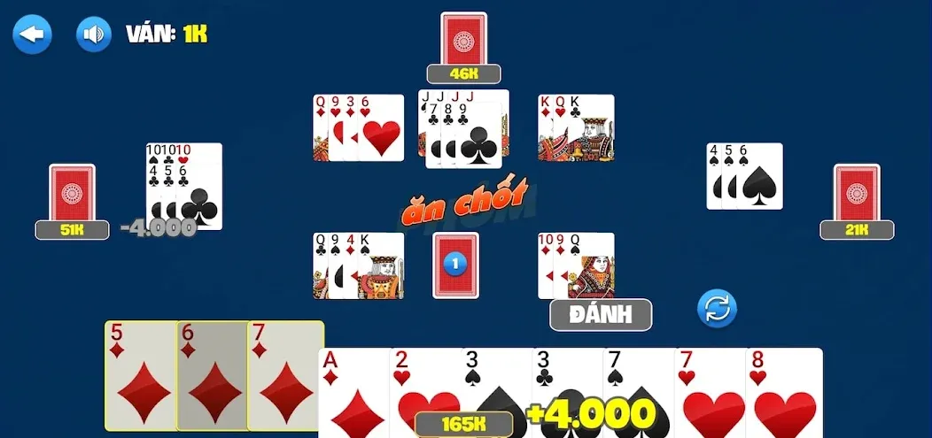 Phỏm  [МОД Unlimited Money] Screenshot 1