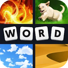 Взлом 4 Pics 1 Word (Картинки 1 Слово)  [МОД Unlocked] - полная версия apk на Андроид