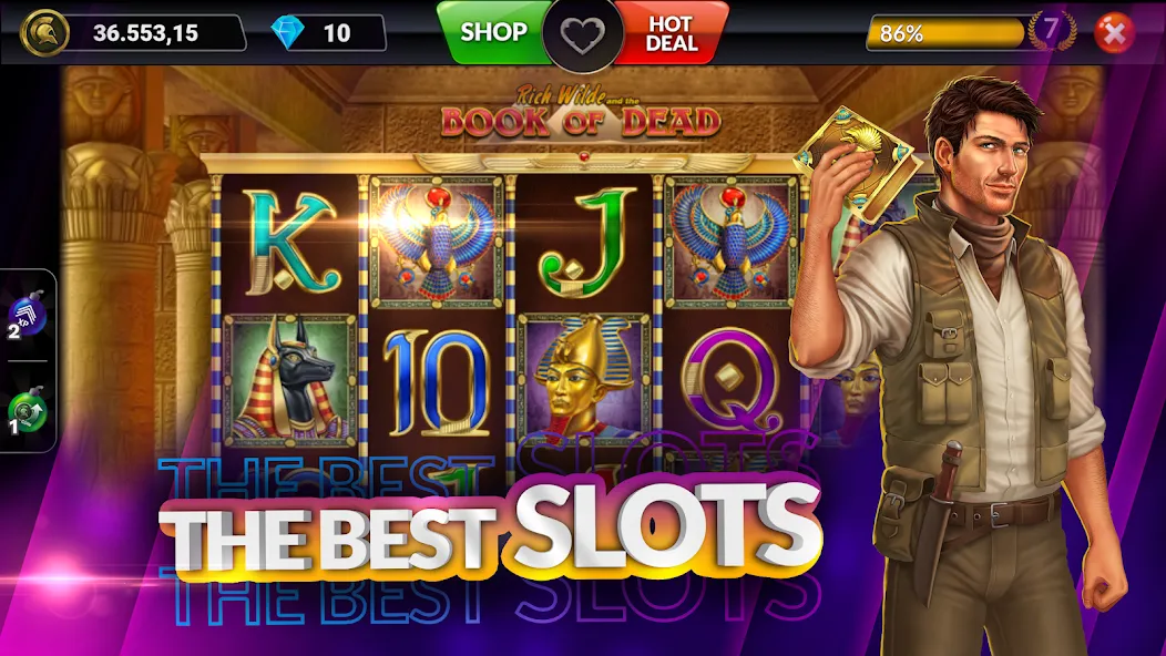 SpinArena Online Casino Slots (СпинАрена Онлайн Казино Слоты)  [МОД Unlimited Money] Screenshot 3