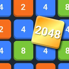 Взломанная 2048: Puzzle Game! Merge Block (Две тысячи сорок восемь)  [МОД Mega Pack] - полная версия apk на Андроид