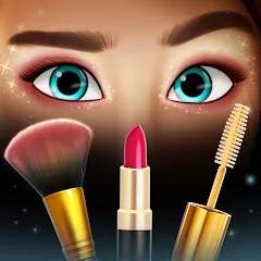 Скачать взломанную Makeover Match - Fashion Game (Мейковер Матч)  [МОД Unlimited Money] - стабильная версия apk на Андроид