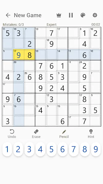 Killer Sudoku - Sudoku Puzzles  [МОД Unlimited Money] Screenshot 1