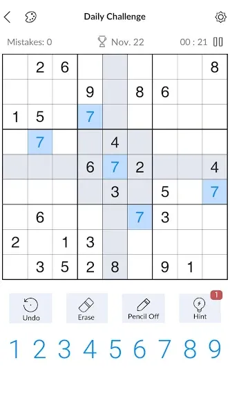 Sudoku - Classic Sudoku Puzzle  [МОД Много денег] Screenshot 1