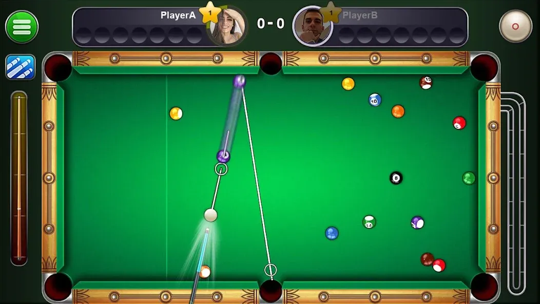 8 Ball Live - Billiards Games (Бол Лайв)  [МОД Menu] Screenshot 2