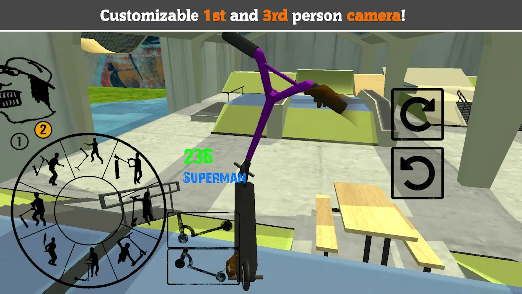 Scooter FE3D 2 (Скутер ФЭ3Д 2)  [МОД Бесконечные деньги] Screenshot 2