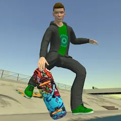 Взлом Skateboard FE3D 2 (Скейтборд 3D 2)  [МОД Menu] - стабильная версия apk на Андроид