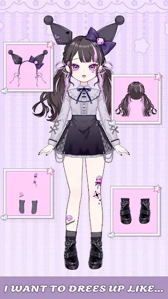 Dress Up! Shining Anime Star  [МОД Menu] Screenshot 2