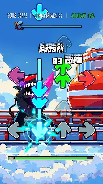 Music Rhythm Battle Night  [МОД Много монет] Screenshot 5