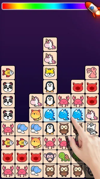 Match Animal - Match Game (Матч Зверь Матч Игра)  [МОД Бесконечные монеты] Screenshot 1