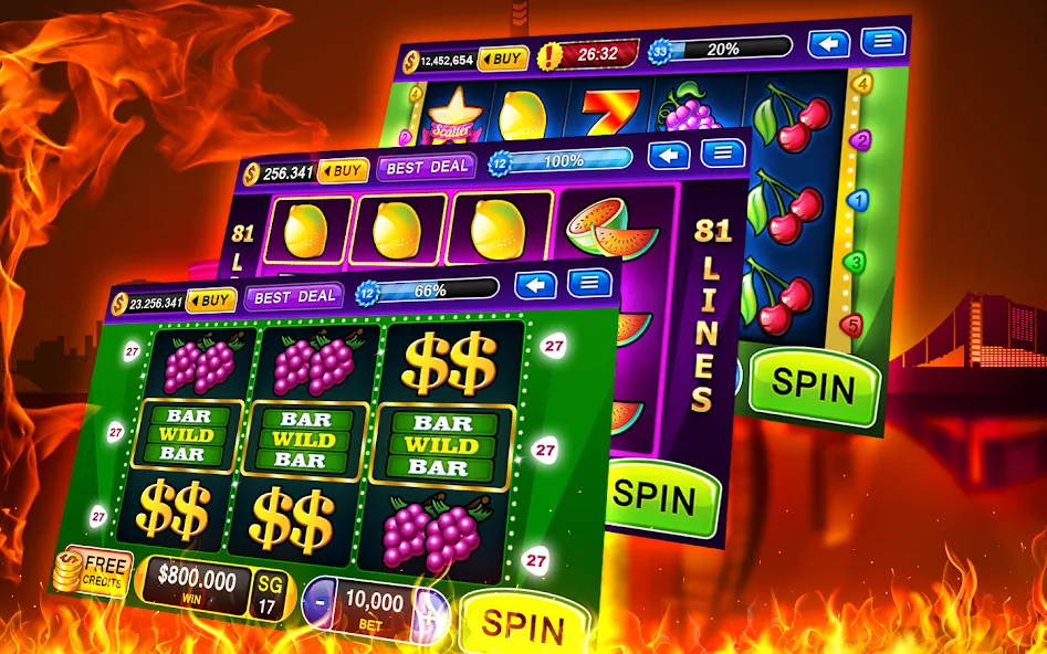 Slots - Casino Slot Machines  [МОД Все открыто] Screenshot 4