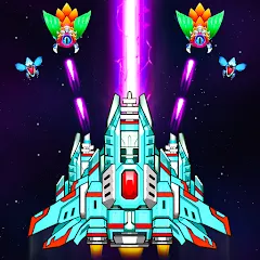 Скачать взломанную Galaxy Attack - Alien Shooter (Гэлэкси аттак)  [МОД Все открыто] - полная версия apk на Андроид