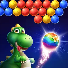 Скачать взломанную Bubble Shooter Primitive Eggs (Бабл Шутер Примитивные Яйца)  [МОД Mega Pack] - полная версия apk на Андроид