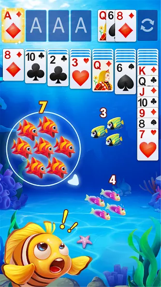 Solitaire Fish  [МОД Menu] Screenshot 1