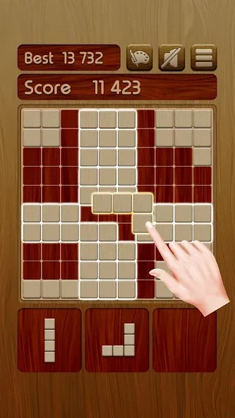 Woody Block Puzzle ® (Вуди блок пазл)  [МОД Меню] Screenshot 1