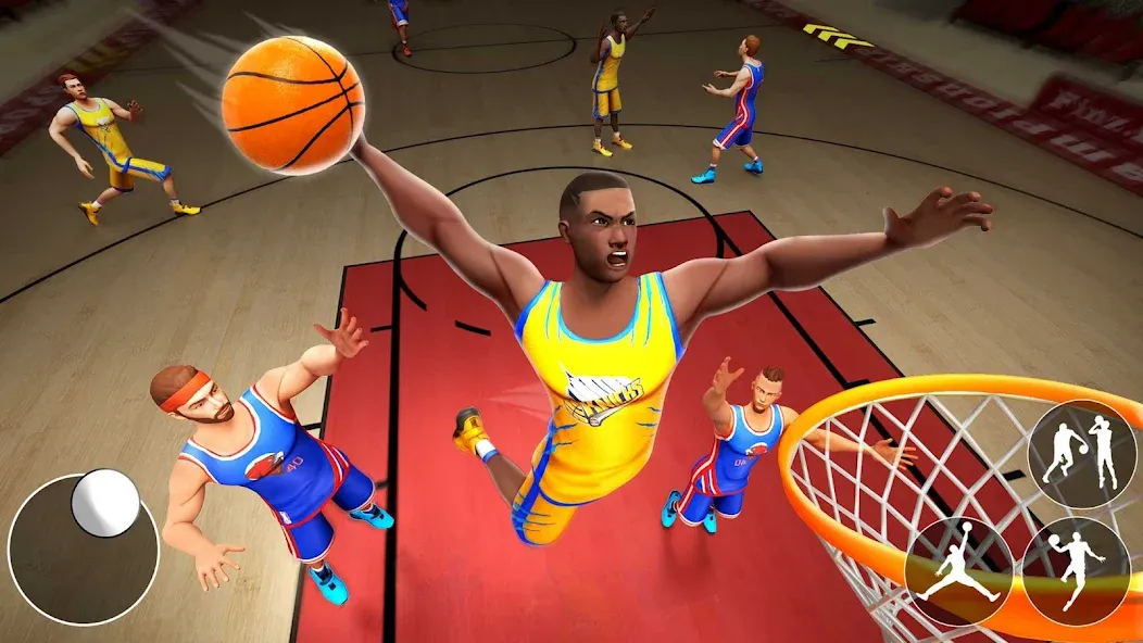 Dunk Smash: Basketball Games (Баскетбольные игры)  [МОД Unlocked] Screenshot 1