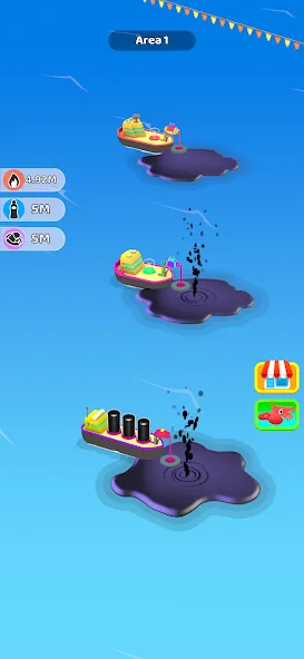 Oil Master: Sea Extraction (Ойл Мастер)  [МОД Много монет] Screenshot 4