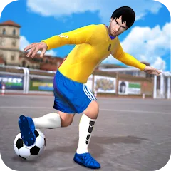 Взломанная Street Football Kick Games (Уличный футбол Игры с ударами)  [МОД Unlocked] - полная версия apk на Андроид