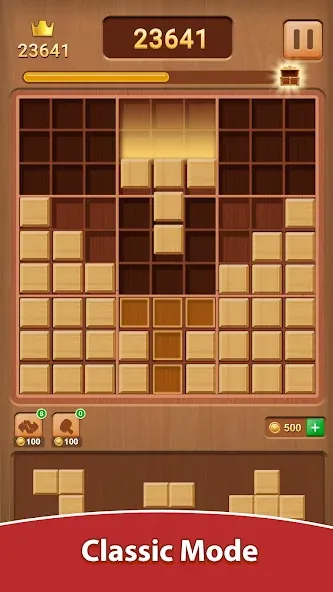 Wood Block Puzzle (Вуд Блок Пазл)  [МОД Menu] Screenshot 1