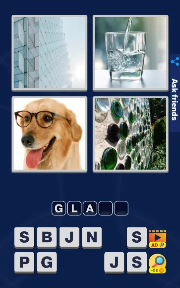 4 Pics 1 Word Quiz Game  [МОД Mega Pack] Screenshot 1