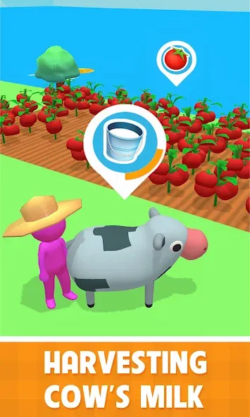 Family Farm Land 3D (Фарм Фэмили 3Д)  [МОД Все открыто] Screenshot 2