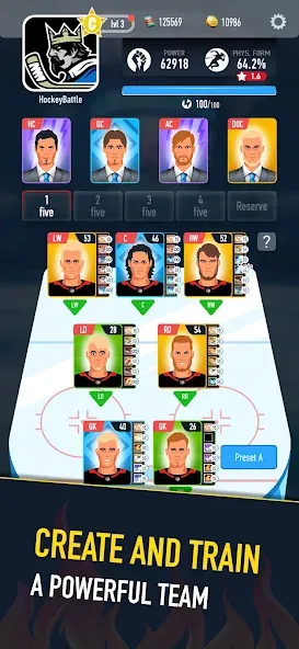 Hockey Battle 2 (Хоккей Батл 2)  [МОД Бесконечные деньги] Screenshot 3