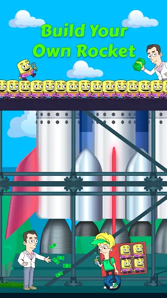 Idle Rocket Tycoon (Айдл Рокет Тайкун)  [МОД Все открыто] Screenshot 1