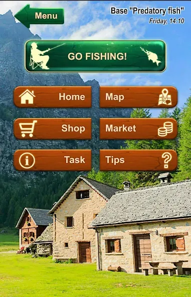 Fishing Baron - fishing game  [МОД Mega Pack] Screenshot 1