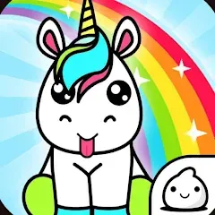 Взломанная Unicorn Evolution Merge Kawaii (Юникорн Эволюшн Мерж Кавай)  [МОД Много монет] - последняя версия apk на Андроид