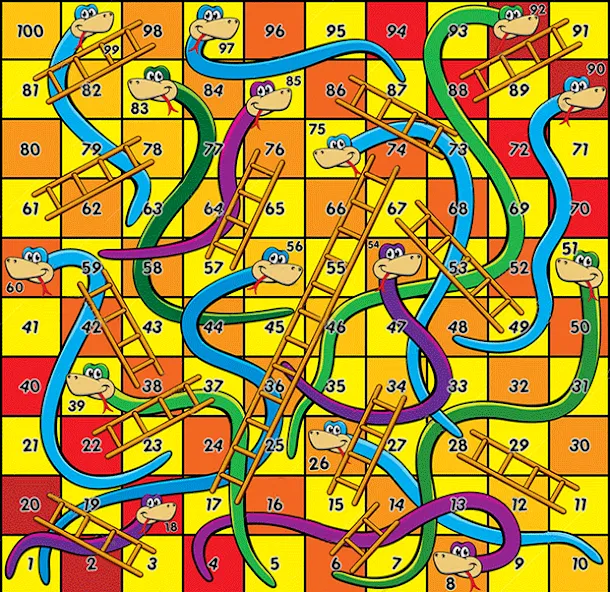 Snake and ladder (Змеи и лестницы)  [МОД Много денег] Screenshot 3