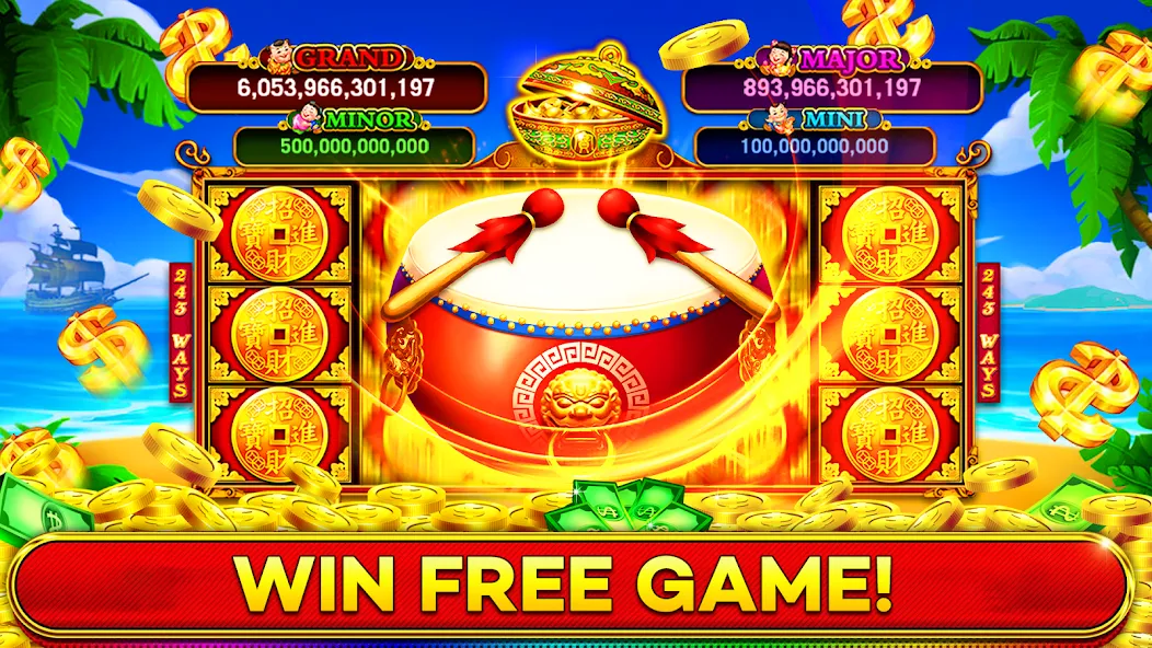 Jackpot Boom Casino Slot Games (Джекпот Бум Казино Игры на Слотмашинах)  [МОД Mega Pack] Screenshot 1